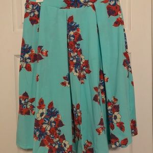 LuLaRoe Madison skirt, size large, worn one